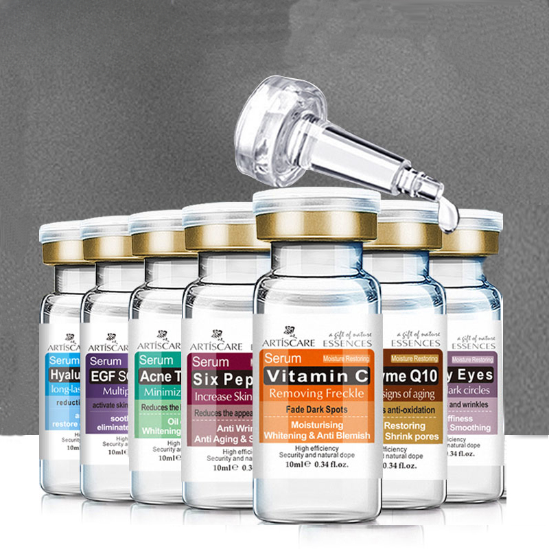 Luxury Skincare Essence - 7pcs Serum for Face Whitening Anti