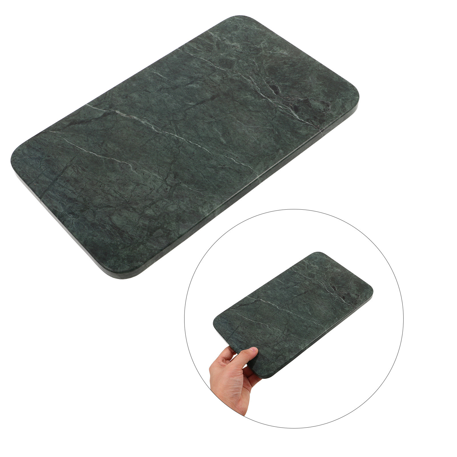 Luxury Skincare Tray - Rectangle Marble Tray Luxury Natural Stone