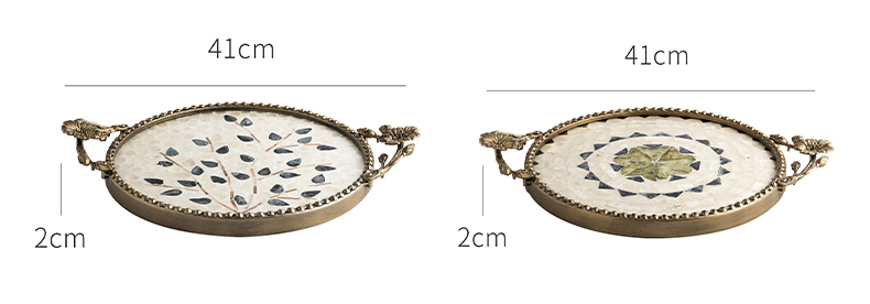 Creative Luxury Shell-Decorate - Luxury Skincare Tray 评论和价格