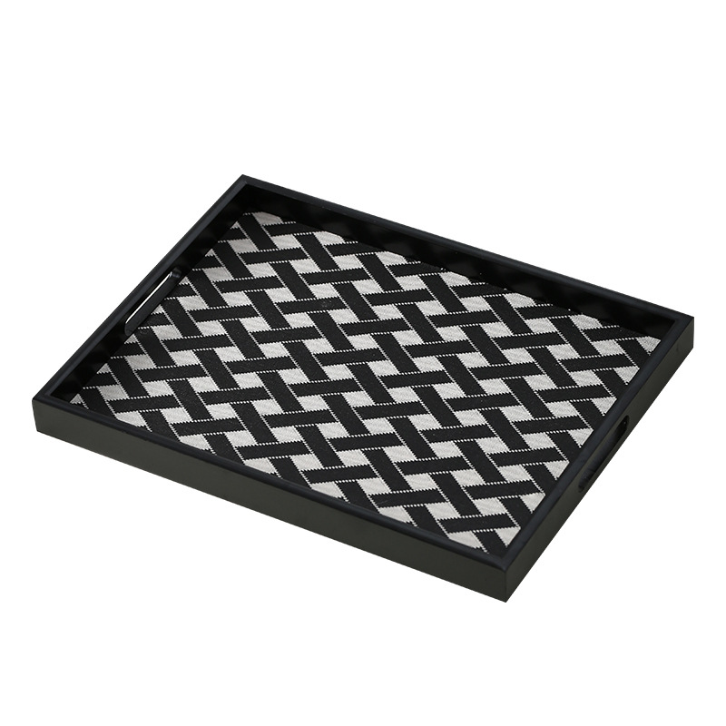Light luxury leather wooden tr - Luxury Skincare Tray 评论和价格