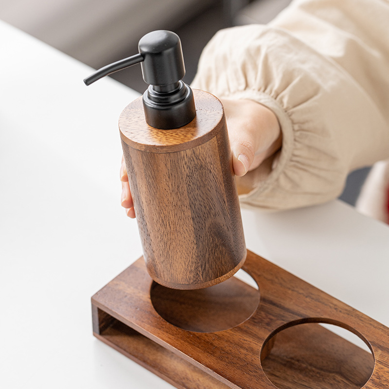 Walnut wood press-type portion - Luxury Skincare Tray 评论和价格